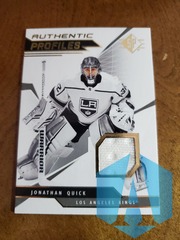 2018-19 SP Authentic Profiles Materials Jonathan Quick #AP-JQ